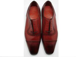 【セール】ガジアーノ＆ガーリング GAZIANO＆GIRLING ST JAMES II　CHERRY CALF　7.5