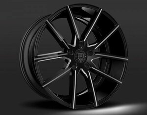 22インチ LEXANI GRAVITY レグザーニ グラビティ ブラックBG ホイール 22x9J / 22x10J タイヤ 4本セット 5穴車全般 300c カマロ ベンツ