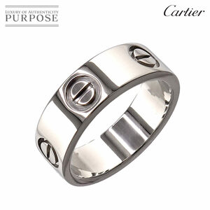カルティエ Cartier ラブ #48 リング Pt プラチナ 指輪 Love Ring 90202768