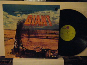 ▲LP OST サントラ / GIANT ジャイアンツ 国内盤 東芝 CP-80423 ジェームス・ディーン◇r30918