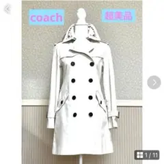 coach  裏付きスタッズトレンチコート