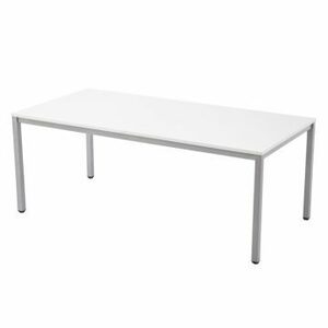 【法人様限定】送料無料 新品 ミーティングテーブル W1800xD900 ホワイト RFMT-1890W