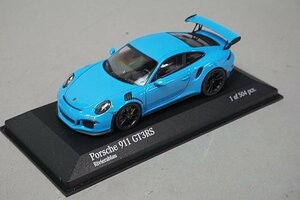ミニチャンプス PMA 1/43 Porsche ポルシェ 911 (991) GT3RS 2014 ブルー 410063221