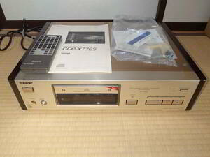 SONY ソニー CDP-X77ES CDプレーヤー　リモコン、取説付き