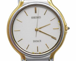 [中古品] 稼働品【SEIKO】セイコー DOLCE ドルチェ 5E31-6A30 メンズ クォーツ 稼働品 中古品