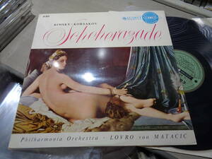 マタチッチ,LOVRO VON MATACIC,PHILHARMONIA ORCHESTRA/RIMSKY-KORSAKOV:SCHEHERAZADE(COLUMBIA:OS-3023 LP/YAX 241/242 UK SAX STAMPER