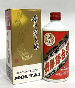 △bk-784 未開栓 貴州茅台酒 マオタイ酒 KWEICHOW MOUTAI 天女ラベル 500ml 1993年 中国酒 53% 箱付き 重量 約 715.7g(S127-4)