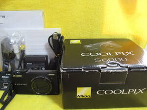 かなり美品！動作確認済★Nikon COOLPIX S6000 付属品セット