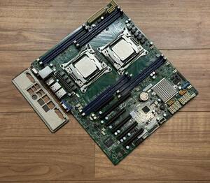 ★完動品★SUPERMICRO X10DRL LGA2011-3 XEON E5 V3/V4 Dual-CPU ATXマザーボード VM NASサーバー最適 CPUオマケ