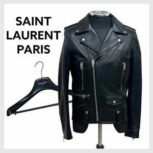 SAINT LAURENT PARIS サンローラン パリ 13AW L01 クラシック モーターサイクル ラムレザー ダブルライダースジャケット 330458 Y5CA1