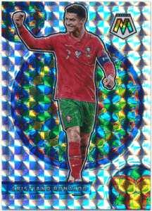 Cristiano Ronald 2021-22 Panini Mosaic Road to World Cup Stained Glass Prizm ステンドグラス クリスティアーノ・ロナウド