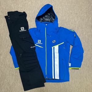 ☆ほぼ新品2回使用のみ☆ SALOMON ONYONE スキーウエア上下セット☆メンズMサイズ／167〜172cm☆送料無料☆