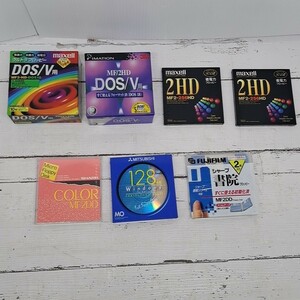 未開封 26枚セット Micro Floppy Disc Magneto Optical Disk MO フロッピー ディスク maxsel 3M SHARP MITSUBISHI FUJIFILM DOS/V まとめ