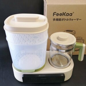 FeeKaa 多機能ボトルウォーマー FK-BB-01 哺乳瓶 消毒 ミルクウォーマー 調乳ポット 保温 ミルク加熱 1.3L電気ポット【USED品】 02 04357