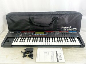 2404504392　■ Roland ローランド JUNO-G シンセサイザー キーボード 鍵盤楽器 起動不可 ジャンク ケース・アダプター付き