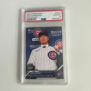 4連勝中【PSA10】GEM MINT 今永昇太 2023 Shta Imanaga MLB TOPPS NOW Rookie Card # OS27 Chicago Cubs BAYSTARS ベイスターズ　鈴木誠也