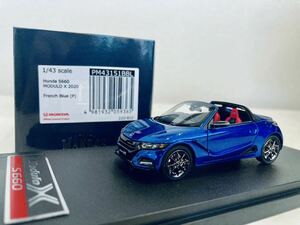 【送料無料】1/43 Mark43 Honda ホンダ S660 Modulo X 2020 French Blue Pearl