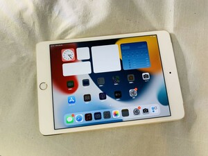 ★送料無料★ジャンク★docomo★A1550iPad mini 4 Wi-Fi + Cellular 64GB★ゴールド★6126003222★SYS★04/24