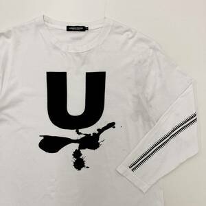 UNDERCOVER GIZ Uロゴ ロンT 長袖 Tシャツ ホワイト 白 Lサイズ アンダーカバー カットソー SCAB archive 3060238