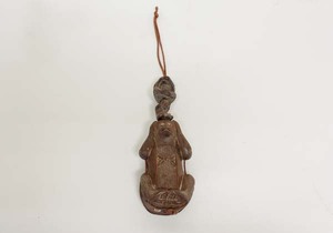 harip　木彫り 根付 三猿 「見ざる、聞かざる、言わざる」 印籠