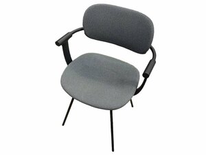 【美品】ITOKI イトーキ vertebra03 バテーブラ03シリーズ KG845SD-T1C3 ミーティングチェア 多目的チェア 椅子 肘あり 仕事用 1人掛け机