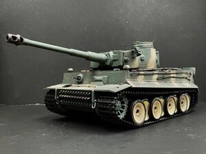 ☆ Ver.7.0 塗装済み完成品 赤外線 バトルシステム付 対戦可能☆ Heng Long 2.4GHz 1/16 タイガーI型【特注 迷彩色 メタルギアボックス】