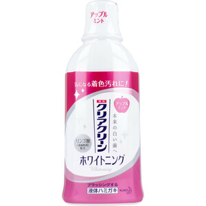 まとめ得 クリアクリーン ホワイトニング 薬用デンタルリンス アップルミント ６００ｍL x [5個] /k