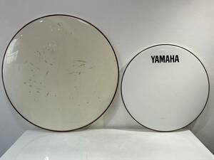 ★【古い ドラムヘッド】YAMAHA(ヤマハ) 60cmと80cm 2個セット★愛知県 直接引取り限定