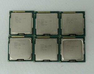 6個set【BIOS起動OK】Intel CPU/i7-2600/2600K/LGA1155/2世代/PCパーツ インテル デスクトップ用 N032707