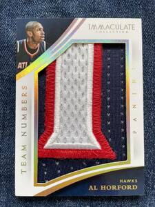 PANINI★2014-15 IMMACULATE COLLECTION★Al Horford★TEAM NUMBERS★デカパッチ1 Patch /21