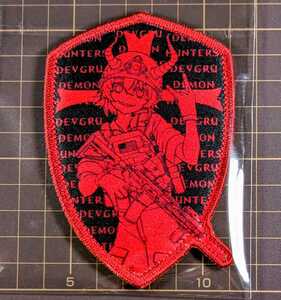 国内未発売 サークル正規品 限定色 Tactical demon(OC) 刺繍ベルクロワッペン ■ パッチ WGW系 ワッペン