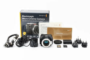 【超美品】【箱付き】ブラックマジックデザイン Blackmagic Design Pocket Cinema Camera Micro 4/3 Lens Mount シネマカメラ #115