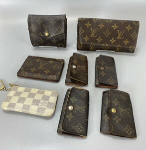 【1円スタート】LOUIS VUITTON ルイヴィトン 財布 キーケース パスケース 小物8点まとめ ジャンク品