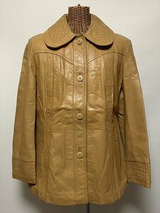 ★USED/70s VINTAGE/LEATHER JACKET/SEARS/LADIES