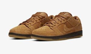 NIKE DUNK SB LOW PRO Wheat ナイキ ダンク ロー ウィート US6 24cm スニーカー ブラウン