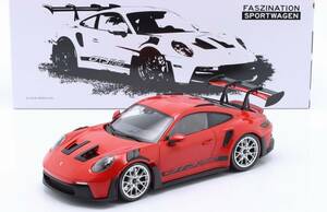1:18 Minichamps ポルシェ 911 (992) GT3 RS レッド 2023 Porsche