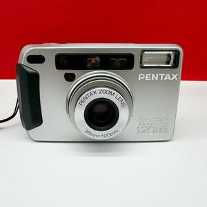▲ PENTAX ESPIO 120Mi コンパクトフィルムカメラ 動作確認済 シャッター、フラッシュOK ペンタックス