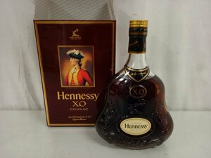S3-4 未開栓 Hennessy XO ヘネシー コニャック ブランデー クリアボトル 金キャップ 700ml 40％ 箱付 古酒 グリーン