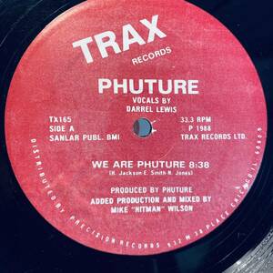 【US製12”EP / TRAX / Acid House】Phuture / We Are Phuture (1988) / DJ Pierre / Group X / III phase / Chicago House / TX165