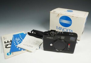 買取 売り切り MINOLTA CLE ボディ 元箱付