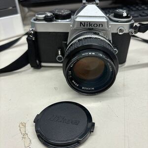 K302【アンティーク】Nikon ニコン　FE レンズ　nikkor 50㎜　1:1.4