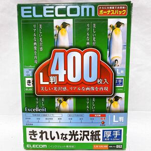 ELECOM L判 きれいな光沢紙 厚手 400枚入 EJK-GAL400 R‐1017