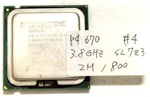 Intel Pentium4 670 SL7Z3 3.8GHz/2M/800 HT Prescott LGA775 #4