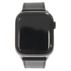 HERMES エルメス×Hermes Apple Watch Series 8 45mm SB Stainless CEL×エルメス アップルウォッチ シリーズ8 腕時計 ブラック A2772