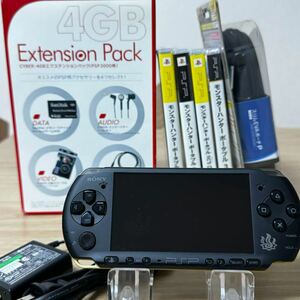 SONY PSP3000モンスターハンターモデル◇動作確認済み◇すぐに遊べるセット◇送料無料