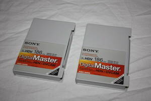 送料無料！　SONY　PHDV-186DM(2本)　新品未使用　HDV・DVCAM・DVビデオテープ　(検索：DSR-、HVR-)