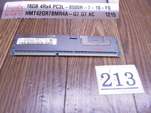 Hynix★PC3L-8500R★DDR3★サーバーデスクトップ用 16GBメモリ ★DN213