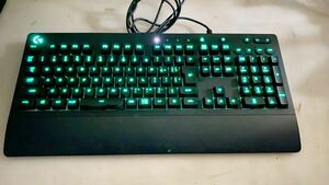 64320　Logicool ゲーミング キーボード G213 Prodigy RGB Gaming Keyboard ブラック 動作品 中古　送料無料（沖縄離島着払い）