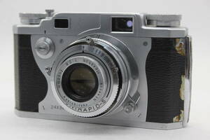 【訳あり品】 コニカ Konica II 24x36 Konishiroku Hexanon 50mm F2.8 レンジファインダー カメラ s8056