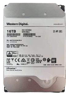 HDD Western Digital WUH721816ALE6L4 16TB 3.5インチ 7200rpm 6Gb/s SATA3 SATA 中古